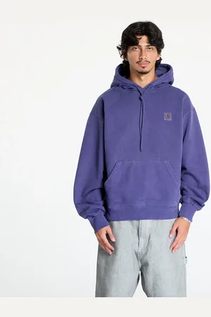 Carhartt Sweatshirt Hooded Vista Sweat UNISEX Aura Garment Dyed M