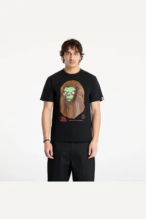A Bathing Ape T-shirt Bape Horror Mad Face UNISEX Tee Black S