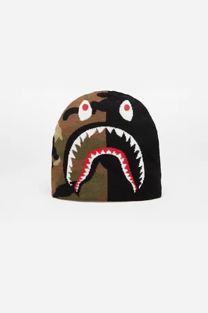 A Bathing Ape 1st Shark Knit Hat Black Universal