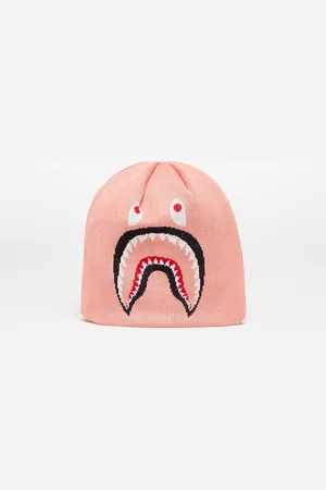A Bathing Ape 2nd Shark Knit Hat Pink Universal