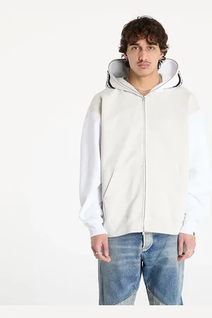 A Bathing Ape Sweatshirt Shark Full Zip Hoodie 1 UNISEX Gray L
