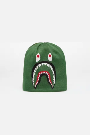 A Bathing Ape 2nd Shark Knit Hat Green Universal