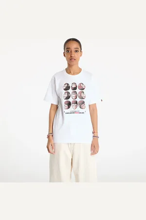 A Bathing Ape T-shirt Polygon Ape Head UNISEX Tee White L