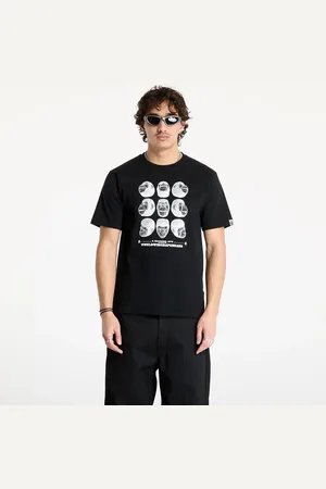 A Bathing Ape T-shirt Polygon Ape Head UNISEX Tee Black L
