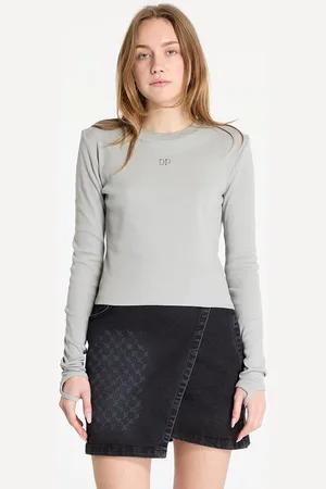 Daily paper T-shirt Logo Rib Top Ultimate Gray L