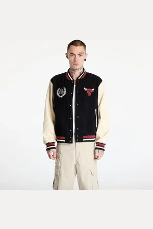 New Era Bomber Chicago Bulls NBA Lifestyle Varsity Jacket UNISEX Black M