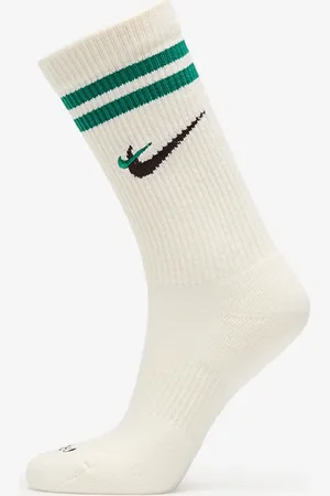 Nike Everyday Plus Force Cushioned Crew Socks Sail/ Malachite/ Black L