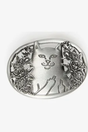 Rip N Dip Lord Nermal Belt Buckle Silver Universal