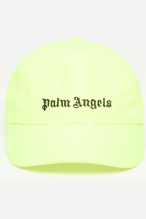 Palm Angels Logo Baseball Cap Yellow/ Fluo Black I