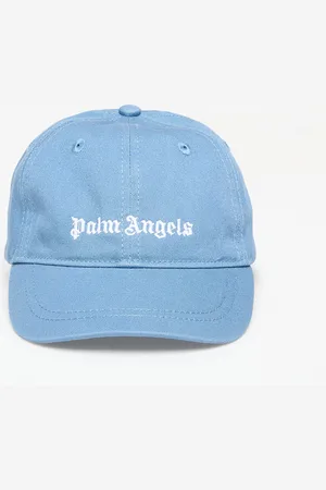 Palm Angels Logo Baseball Cap Dusty Blue/ Off White I