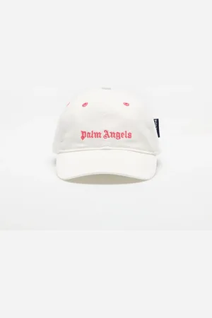 Palm Angels Logo Baseball Cap Butter Cherry II