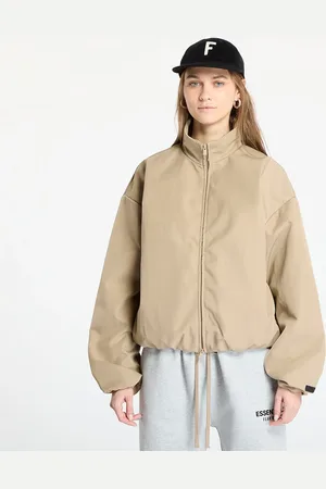 FEAR OF GOD Jas Textured Nylon Track Jacket Desert Sand S