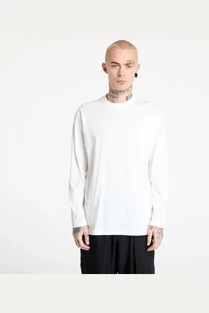 Y-3 T-shirt Graphic Long Sleeve Top UNISEX Core White L