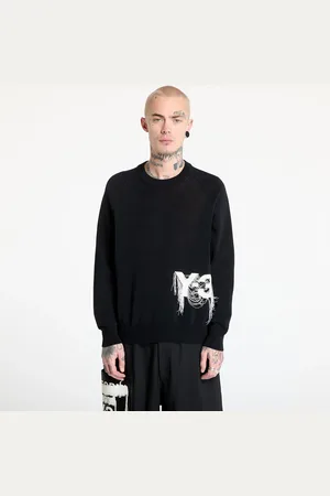 Y-3 Trui Logo Knit Crew Sweatshirt UNISEX Black L