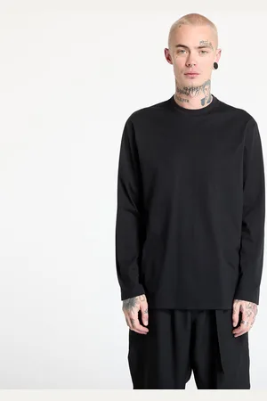 Y-3 T-shirt Graphic Long Sleeve Top UNISEX Black L