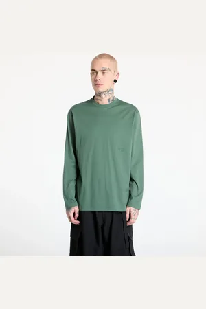 Y-3 T-shirt Long Sleeve Top UNISEX Green Oxide L