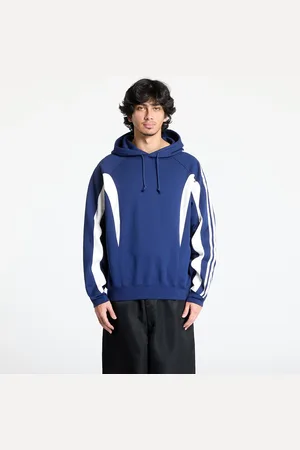 Y-3 Sweatshirt Cut Line Hoodie UNISEX Dark Blue L