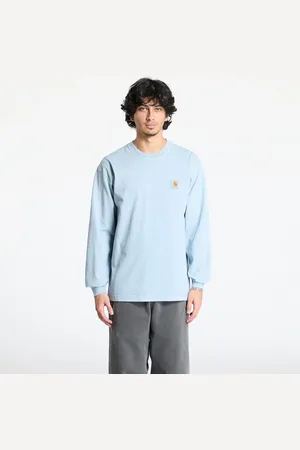 Carhartt T-shirt L/S Vista T-Shirt UNISEX Dusty Ice Garment Dyed L