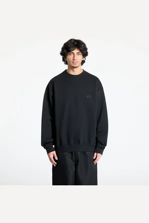Y-3 Sweatshirt French Terry Crew Sweatshirt UNISEX Black L