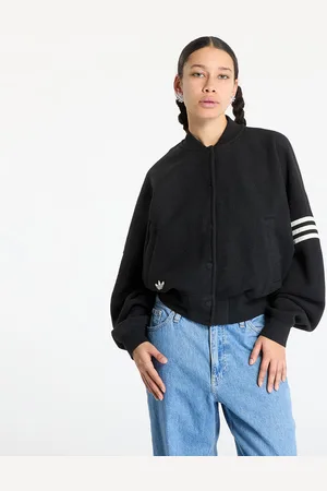 adidas Jas adidas Neuclassics Boucle Bomber Jacket Black/ Black/ Cream White L