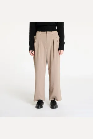 Calvin Klein Broeken Jeans Tailored Wide Leg Pants Gray 25