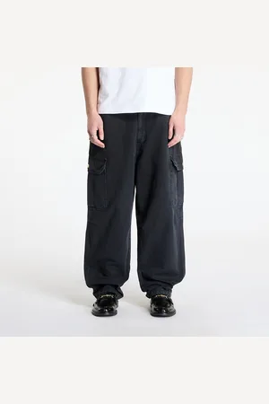 Carhartt Broeken Stanton Cargo Pant UNISEX Black Stone Dyed L
