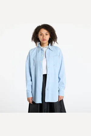 Calvin Klein Shirt Jeans Oversized Longsleeve Denim Shirt Denim L