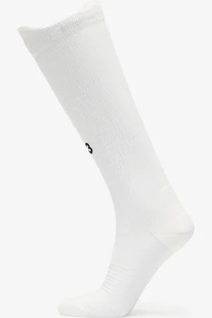 Y-3 High Knee Running Socks Core White/ Clear Grey M