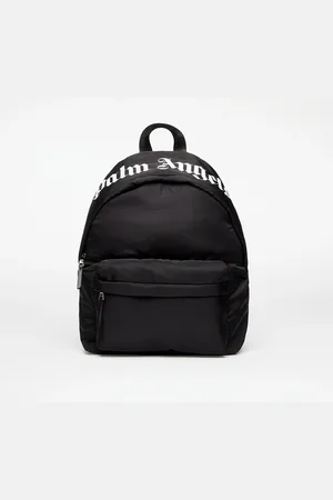 Palm Angels Over Logo Big Backpack Black/ White Universal
