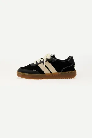 Palm Angels Sneakers Kids University Track Black Beige EUR 33