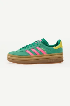 adidas Sneakers adidas Gazelle Bold W Court Green/ Lucid Pink/ Pure Sulfur EUR 36