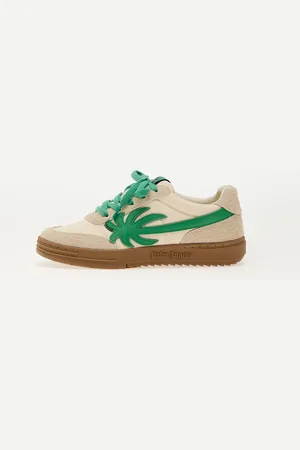 Palm Angels Sneakers Palm Beach University Nylon Beige Green EUR 33