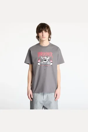 Thrasher T-shirt x Toy Machine Monster Gram T-Shirt Charcoal L