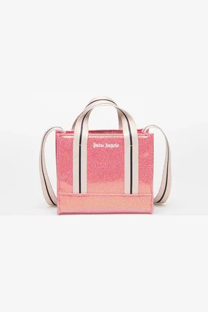 Palm Angels Tas Glitter Mini Tote Cherry/ Off White Universal