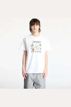 Thrasher T-shirt x Toy Machine B.T.H. T-Shirt White M