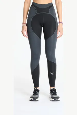 adidas Leggings adidas x Stella Mccartney Two-Tone Leggings Black/ Black/ Carbon L