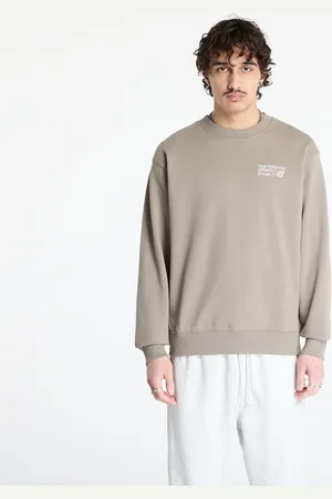 New Balance Sweatshirt Athletics Premium Logo Crew Sweatshirt Grey L