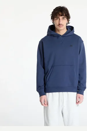 New Balance Sweatshirt Athletics French Terry Hoodie Blue L