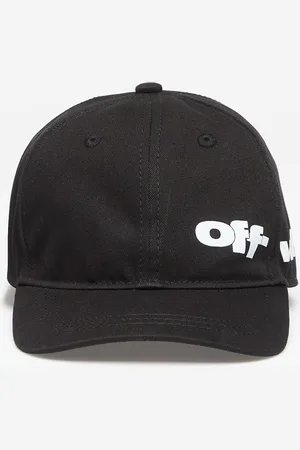 OFF-WHITE Type Graphic Baseball Cap Black/ White II