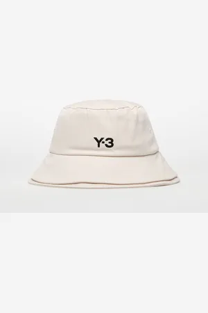 Y-3 3-Stripes Bucket Hat Talc OSFL