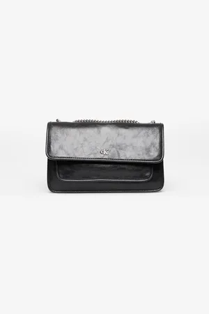 Calvin Klein Tas Jeans Chain Flap Bag Black Universal