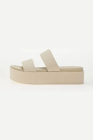 Calvin Klein Sneakers Jeans Flatform Sandal Webb Beige EUR 36