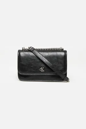 Calvin Klein Jeans Chain Mini Ew Flap Bag Black Universal
