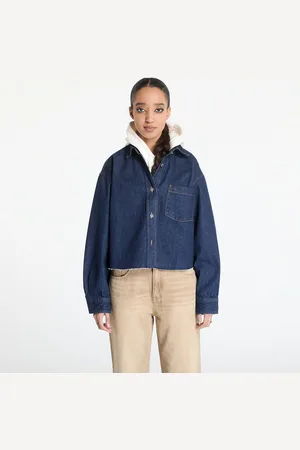 Tommy Hilfiger Jas Tommy Jeans Cropped Denim Shirt Jacket Denim L