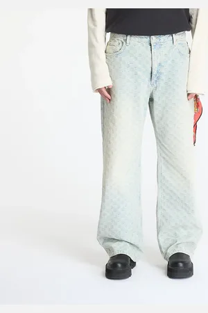 MISBHV Spijkerbroek Monogram Ocean Washed Jeans Pale Blue 34