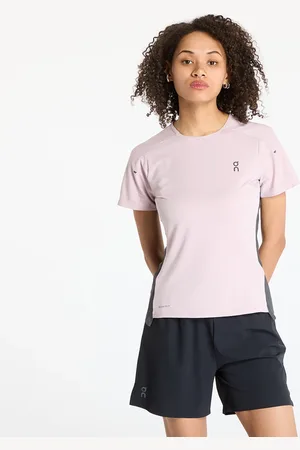 On Running T-shirt Performance Short Sleeve Tee Mauve/ Eclipse L