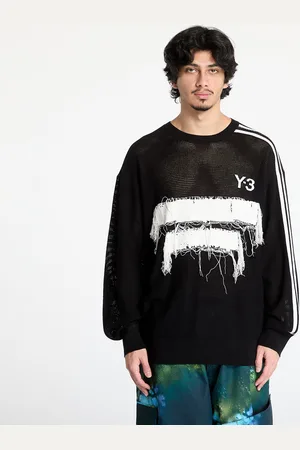 Y-3 Trui Graphic Knit Crew Sweatshirt UNISEX Black L