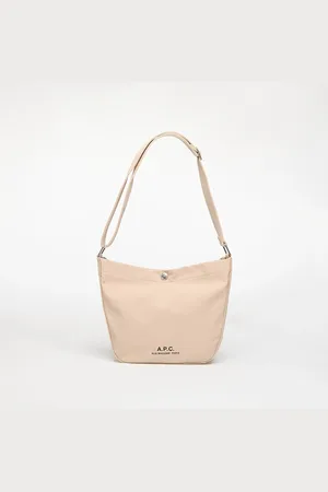 A.P.C. Tas Journal Satchel Beige Universal