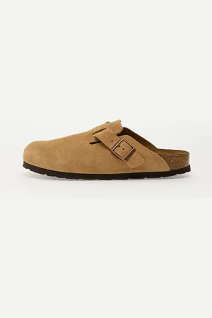 Birkenstock Sneakers Boston Suede Leather Latte Cream EUR 41