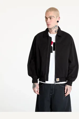 Carhartt Jas OG Santa Fe Jacket UNISEX Black Garment Dyed L